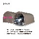 【送料無料】南栄工業 パイプ車庫 ベース式 中型BOX用 2748BSB 「5梱包」 【大型便・時間指定不可】