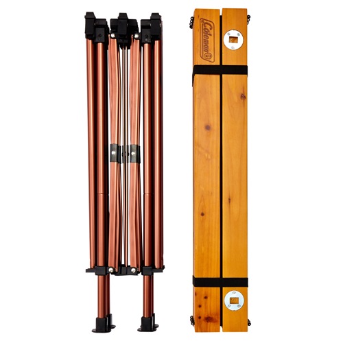 【送料無料】メーカー欠品中 次回5月中旬入荷予定です　コールマン ナチュラルウッドロールテーブルクラシック 110 2000026802