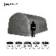【送料無料】南栄工業 パイプ車庫 3256UMSV 「4梱包」 【大型便・時間指定不可】