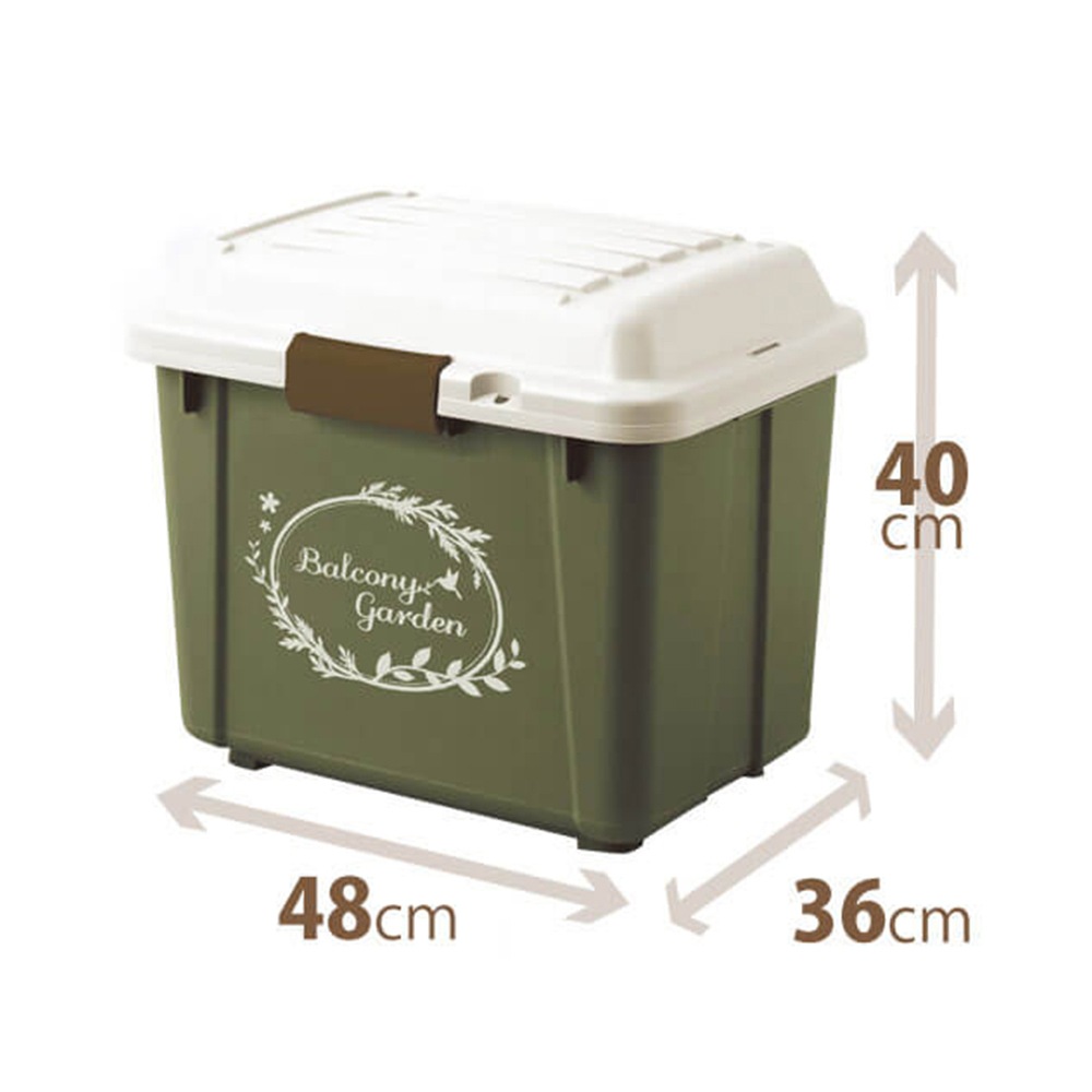 天馬 屋外大型収納用品 バルコニーガーデン ストッカーs グリーン 送料無料対象外 物置 サイクルハウス ベランダ収納庫 アークランドオンライン