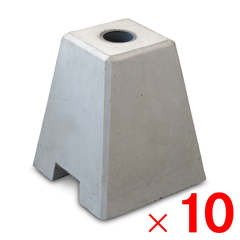 ≪NX004ジ限≫ 中古単管 長さ1ｍ 144本 現状品 送料無料】ネクスタイル 単管ブロック ×10個 単管パイプ束石 DIY用 SA