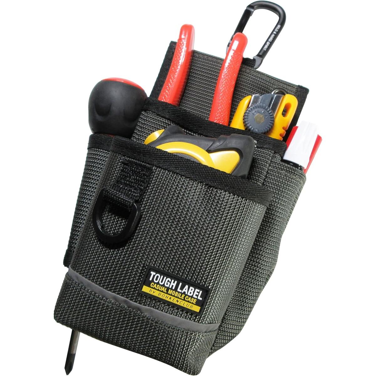 中林製作所 タフレーベル 軽作業道具ケース カラビナ付 FB-73 | 工具