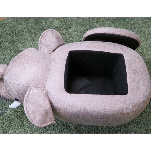 送料無料】動物スツール 収納付 ゾウ アニマル チェア イス アーク