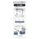 【送料無料】フルネス フリーカットハニカム ブラインド ホワイト 45×110cm L6262 【メーカー直送・代引不可・置配不可・配送地域限定】