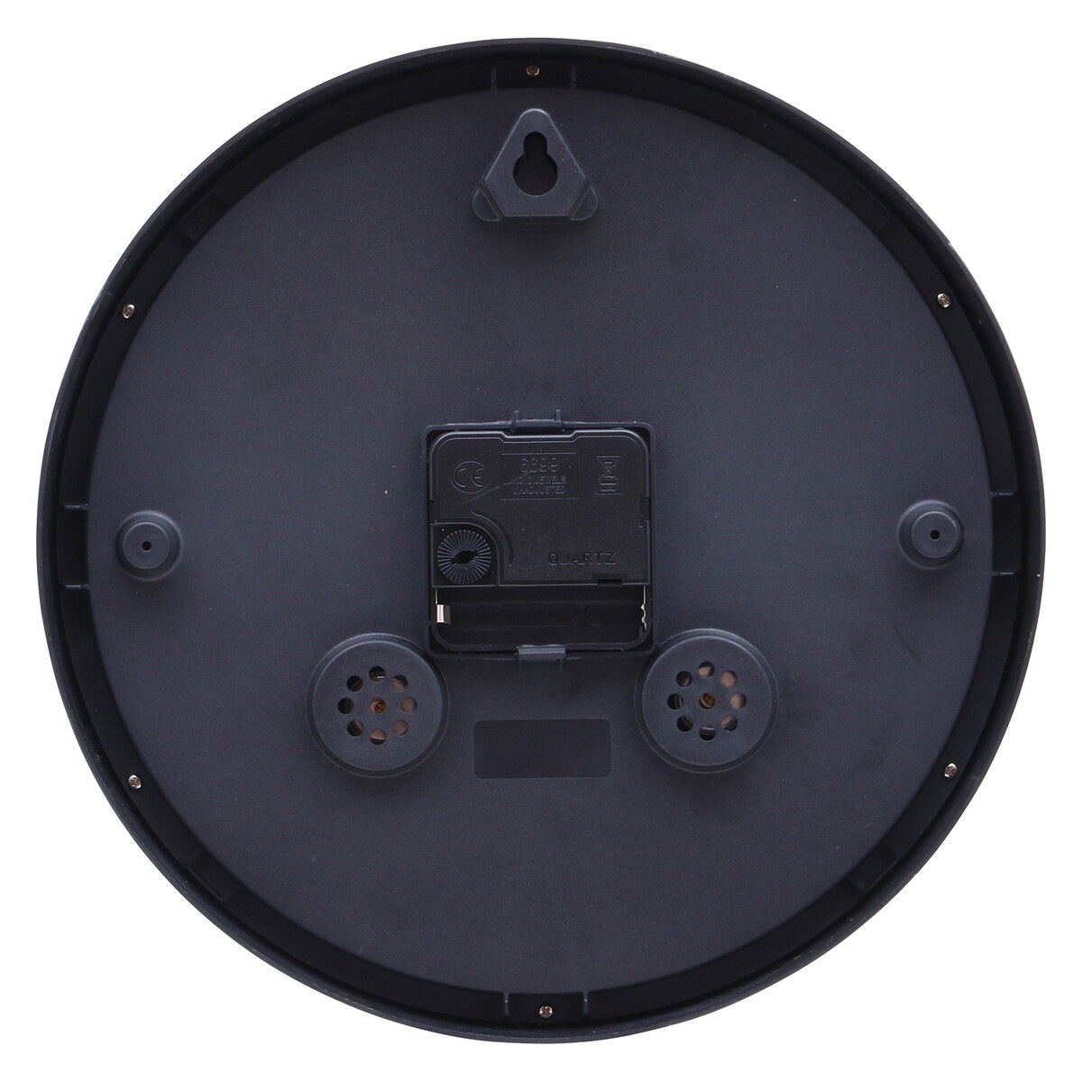 【送料無料】不二貿易 掛時計温湿度計付 ベゼル 直径25cm BK EG6910ATHYP214 【メーカー直送・代引不可・置配不可・配送地域限定】