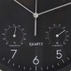 【送料無料】不二貿易 掛時計温湿度計付 ベゼル 直径25cm BK EG6910ATHYP214 【メーカー直送・代引不可・置配不可・配送地域限定】