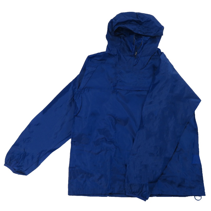 コンパクトに折りたためるヤッケ 2Lサイズ ロイヤルブルー アーク