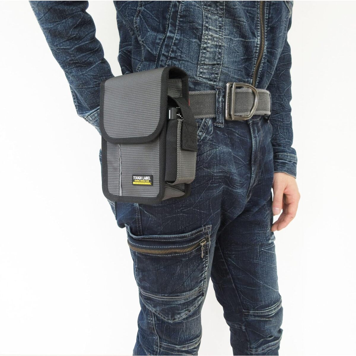 消防用ハンドセット　ＭＣ－１５９Ａ 中林製作所 タフレーベル 軽作業道具ケース 蓋あり カラビナ付 FB-78