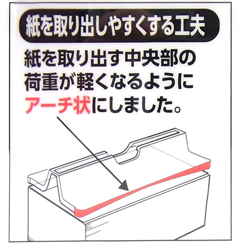 メーカー欠品中 次回5月上旬入荷予定です ペーパータオルケース サッと取り出せる クリア アークランズ
