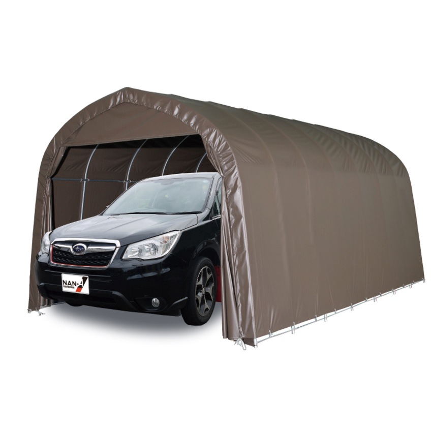 送料無料】南栄工業 パイプ車庫 埋め込み式 大型BOX用 3256USB 「4梱包