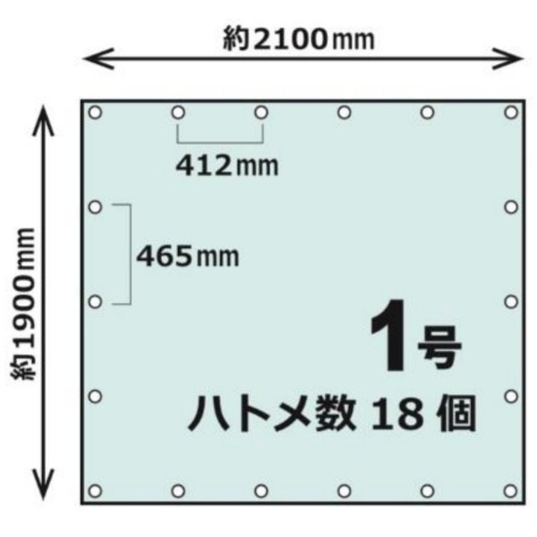 送料無料】【法人限定】シンセイ トラックシート 1号 軽トラック用 約