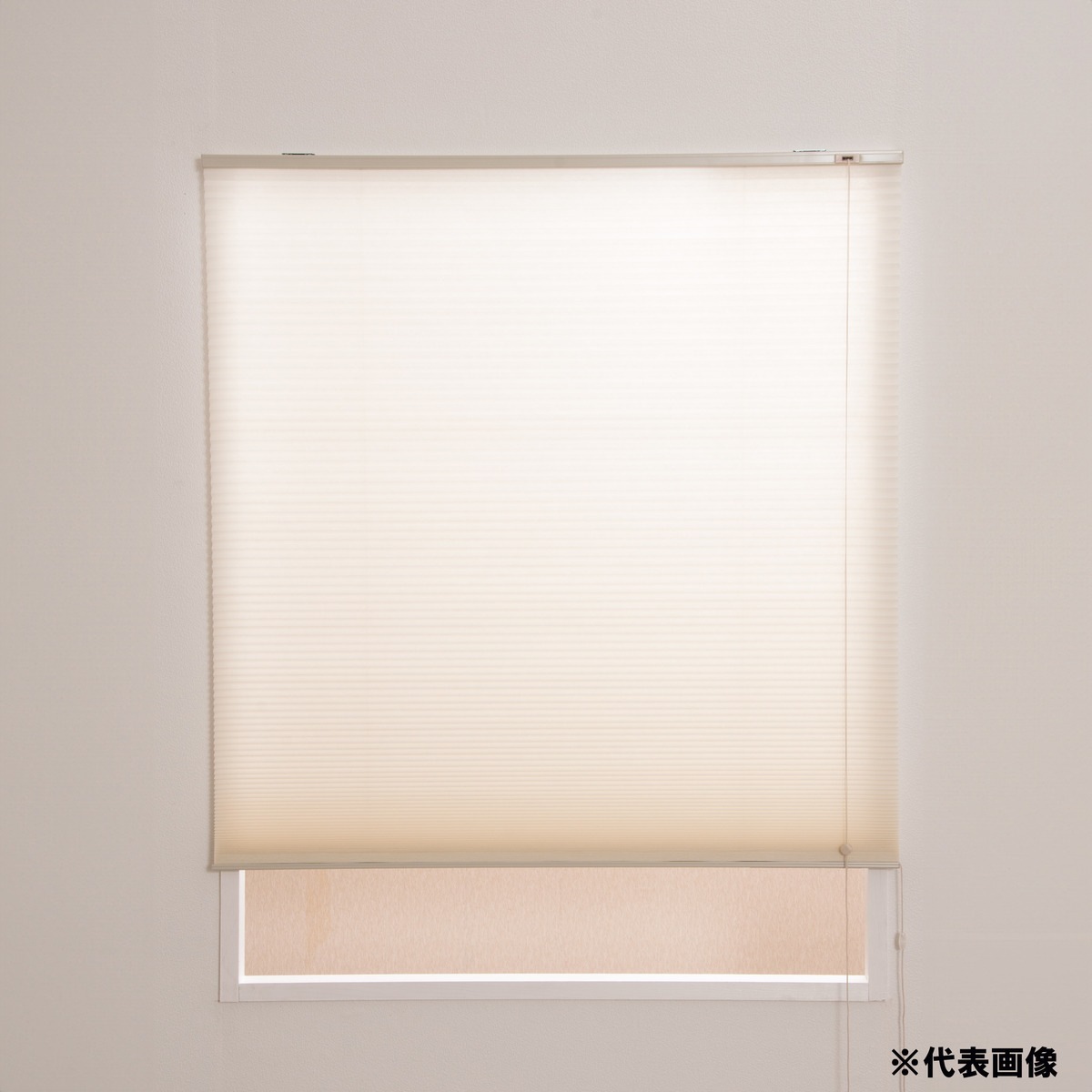 【送料無料】フルネス ハニカムシェード 彩 90×180cm プリーツシェード アイボリー L6319 【メーカー直送・代引不可・置配不可・配送地域限定】