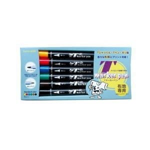 ホリゾン Tマーカーペン [スタンダードカラー6色セット］ [旧 太陽精機]