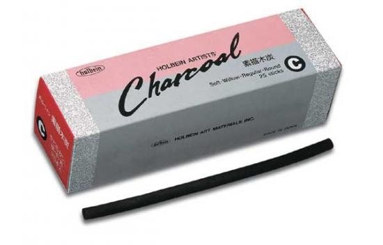 ホルベイン 新木炭 No.C (柳・中・25本入) 300143