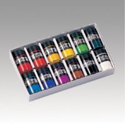 ターナー ポスターカラー 40ml瓶入り 12色セット