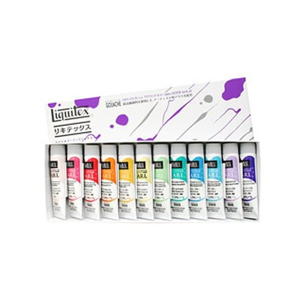 Liquitex リキテックス アクリル絵具 リキテックス ジェルパール 12色セット 22ml