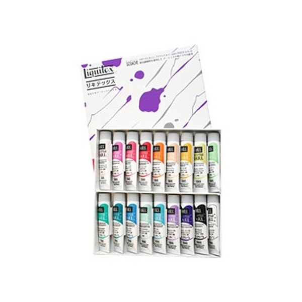 Liquitex リキテックス アクリル絵具 リキテックス ジェルパール 18色セット 22ml