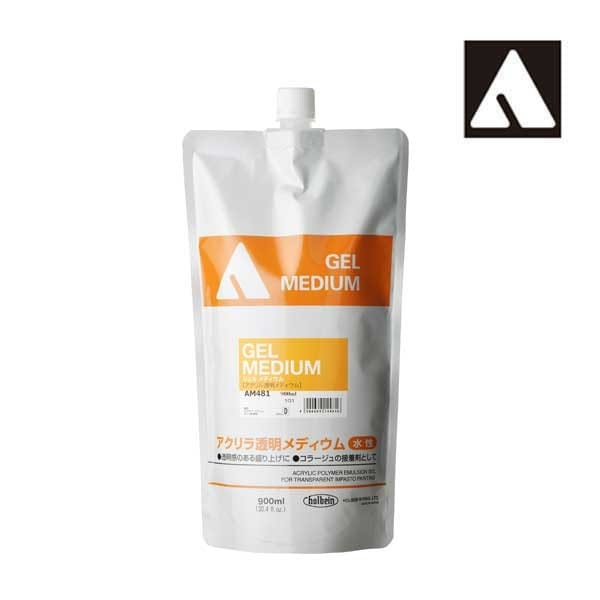 ホルベイン アクリリックメディウム AM481 900ml ジェルメディウムスタンドパック 14481