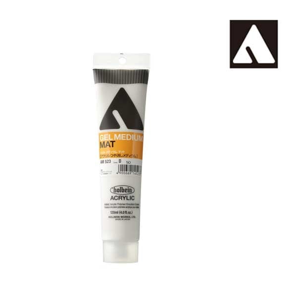 [3個セット] ホルベイン アクリリックメディウム AM523 120ml ジェルメディウムマット 14523