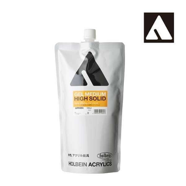 ホルベイン アクリリックメディウム AM484 900ml ジェルメディウムハイソリッドスタンドパック 14484