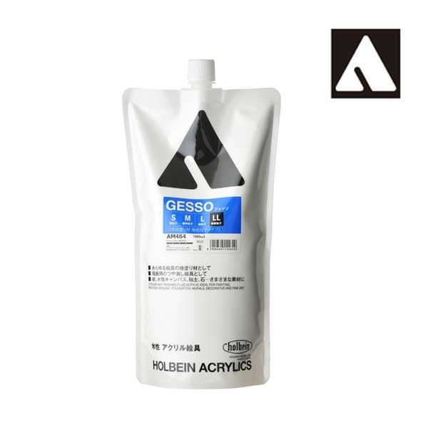 ホルベイン アクリリックメディウム AM464 900ml ジェッソＬＬスタンドパック 14464