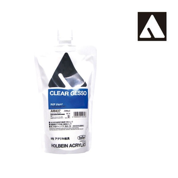ホルベイン アクリリックメディウム AM437 300ml クリアジェッソL スタンドパック 14437