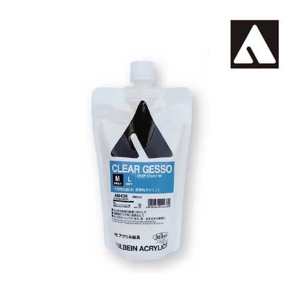 ホルベイン アクリリックメディウム AM438 300ml クリアジェッソM スタンドパック 14438