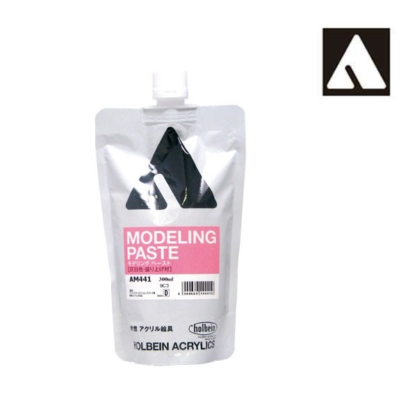 ホルベイン アクリリックメディウム AM441 300ml モデリングペーストスタンドパック 14441