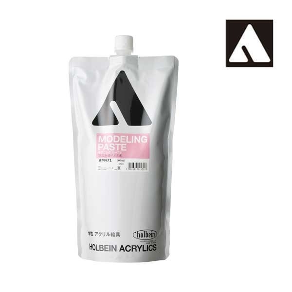 ホルベイン アクリリックメディウム AM471 900ml モデリングペーストスタンドパック 14471