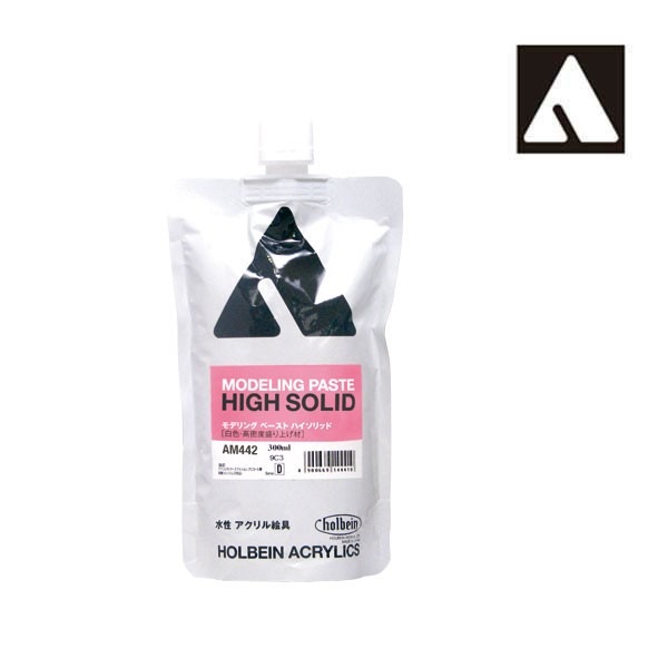 ホルベイン アクリリックメディウム AM442 300ml モデリングペーストハイソリッドスタンドパック 14442