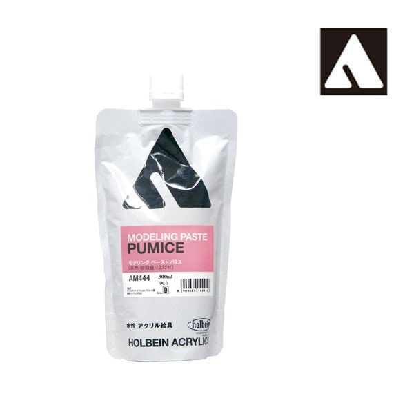 ホルベイン アクリリックメディウム AM444 300ml モデリングペーストパミススタンドパック 14444