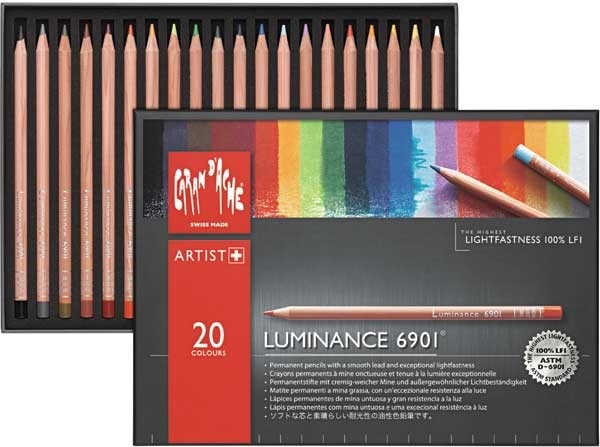 カランダッシュ 6901-720 ルミナンス 油性色鉛筆 20色セット (紙箱) 619830
