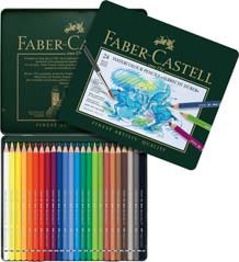 ファーバーカステル アルブレヒト デューラー 水彩色鉛筆 24色セット (缶入) 117524