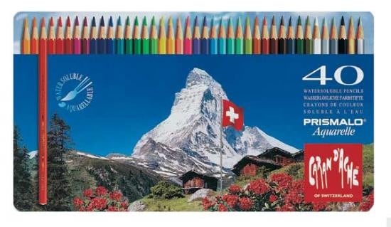 カランダッシュ 0999-340 プリズマロ 水彩色鉛筆 40色セット 618235