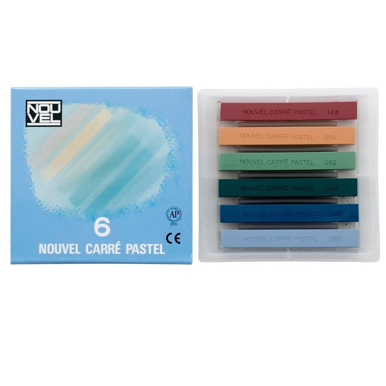 ヌーベル カレーパステル NCT-6B 6色セットB (無機顔料を主に彩度の低い色) 455140 ターレンス