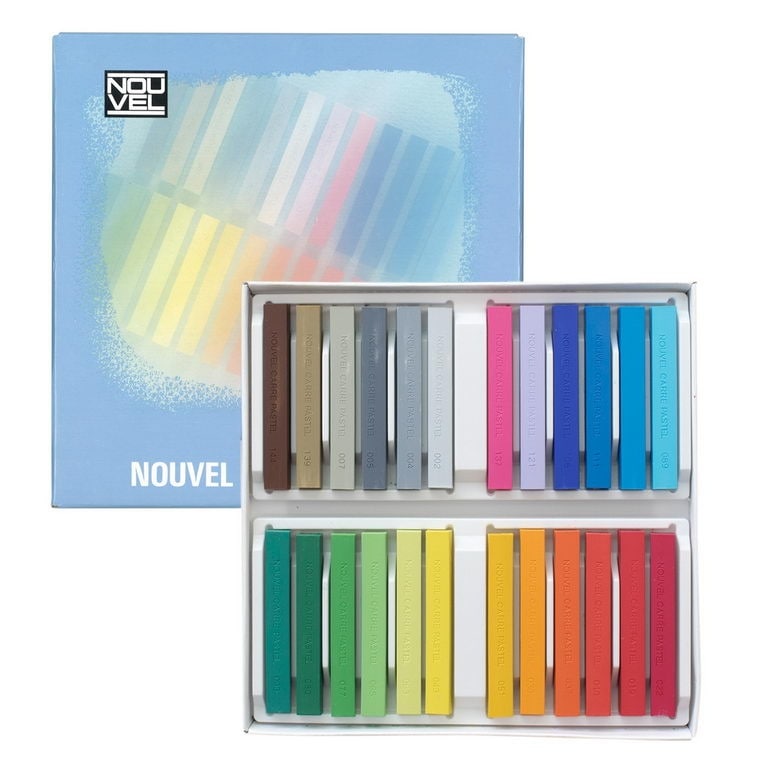 ヌーベル カレーパステル NCT-24B 24色セットB (無彩色と有機顔料使用色のセット) 495508 ターレンス