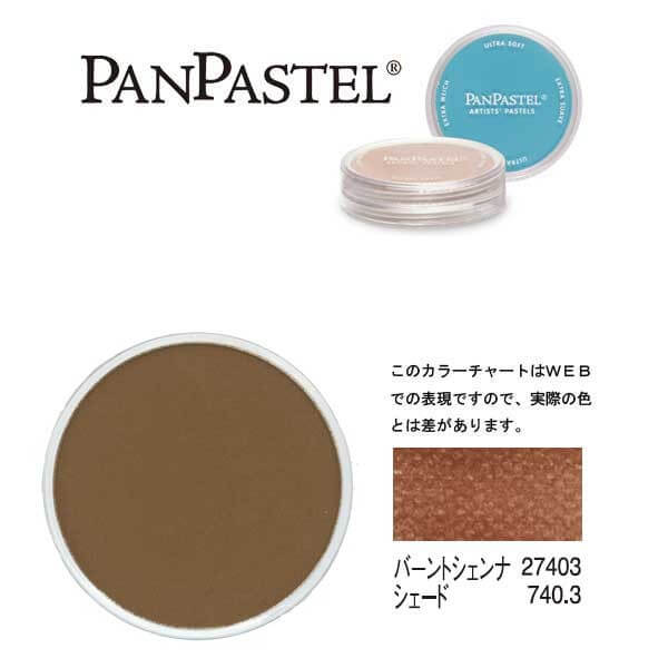 ホルベイン パンパステル 27403 バーントシェンナ シェード