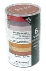 ホルベイン パンパステル 30061 6色セット メタリック