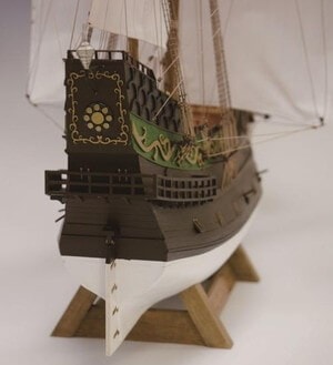 木製帆船模型 サン・ファン・バウティスタ 完成品 ウッディジョー木製帆船模型1/80サンファンバウティスタ | アーク