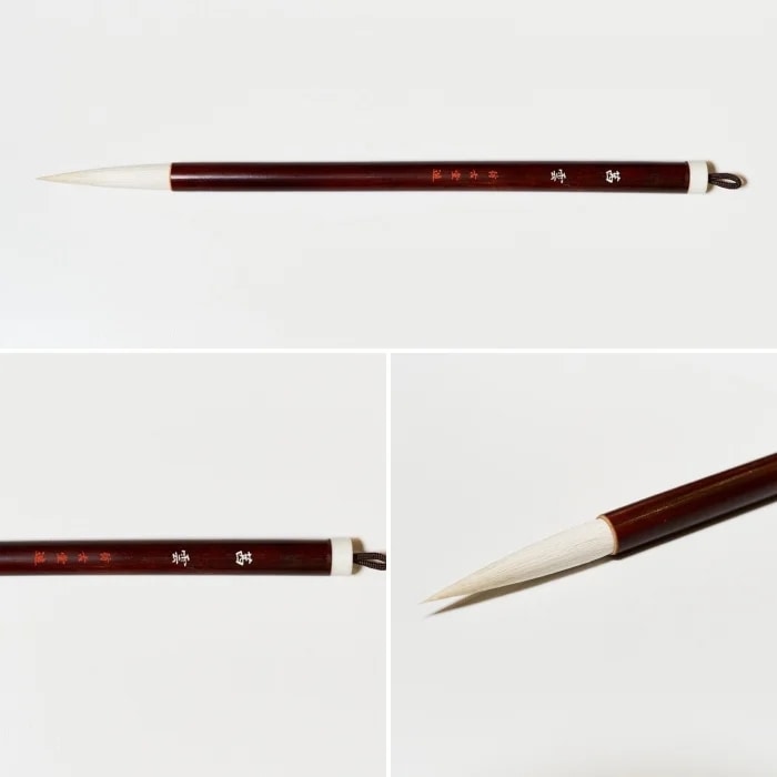 ほう古堂 E-28 茜雲 半紙～条幅用 白馬主体（馬毛・羊毛）