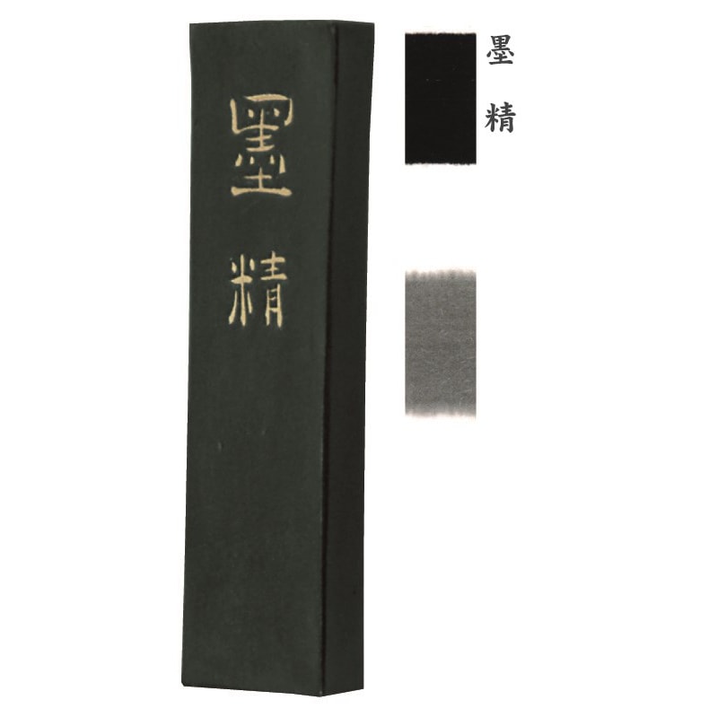 墨運堂 固形墨 墨精 1.0丁型 150ｇ (19×76×10mm) 01810  漢字作品用墨（油煙墨）