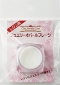 レジン用 ジュエリーオパールフレーク W ホワイト (サン工業 ※旧 日清アソシエイツ)