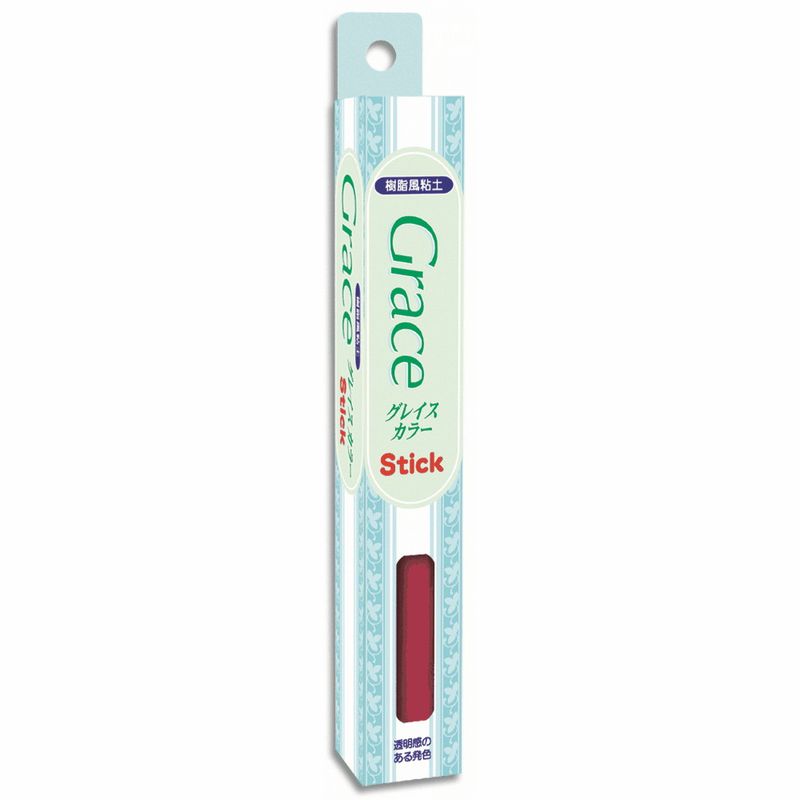 グレイスカラー Stickタイプ (レッド30g) 単色1本入(品番:8621) (サン工業 ※旧 日清アソシエイツ)