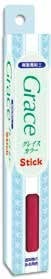 [50個入／箱] グレイスカラー Stickタイプ (レッド30g) 単色1本入(品番:8621) (サン工業 ※旧 日清アソシエイツ)