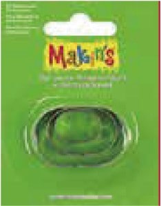 抜き型3点セット（大・中・小 各1）金属製 225 だ円形 （Makin's） (サン工業 ※旧 日清アソシエイツ)