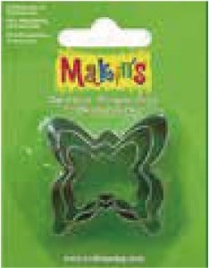 抜き型3点セット（大・中・小 各1）金属製 228 蝶 （Makin's） (サン工業 ※旧 日清アソシエイツ)