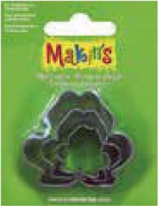 抜き型3点セット（大・中・小 各1）金属製 229 かえる （Makin's） (サン工業 ※旧 日清アソシエイツ)