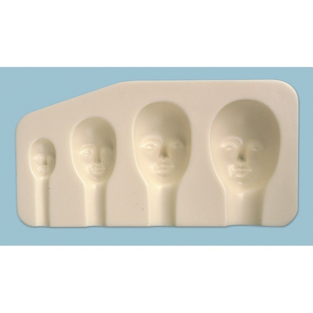 顔型 7421 人形抜き型（顔）新 (サン工業 ※旧 日清アソシエイツ)