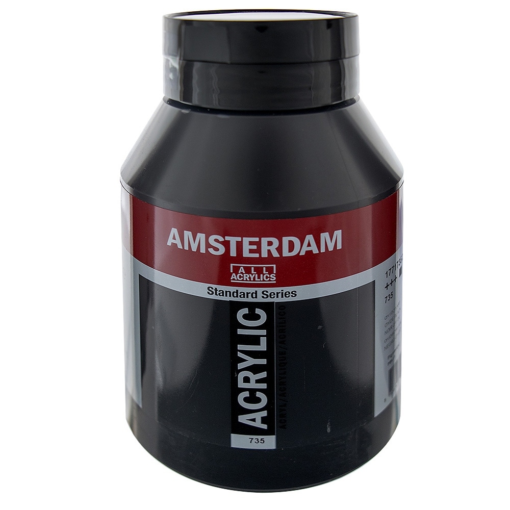 アムステルダム アクリリックカラー 1000mL(1L) オキサイドブラック T1771-735 スタンダードカラー