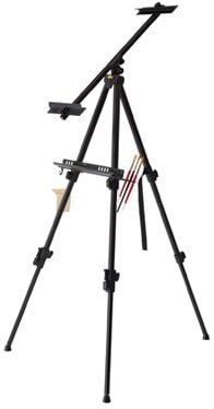 水平メタルイーゼル3段ブラック (TME-3FN) ／ターレンス